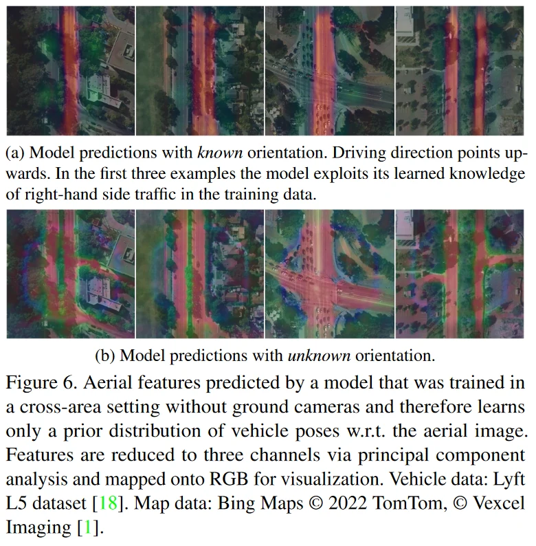 Aerial-only feature visualization